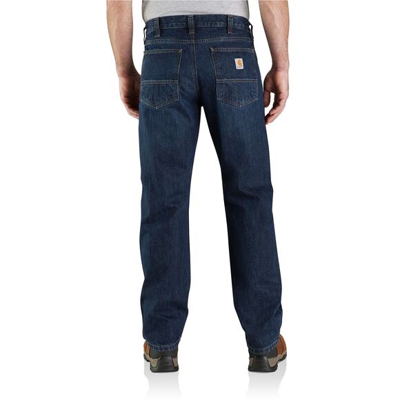 Carhartt FRB160 FR Flame Resistant Work Jeans Men's NFPA 2112 Blue - Size 40x30 - Picture 1 of 11